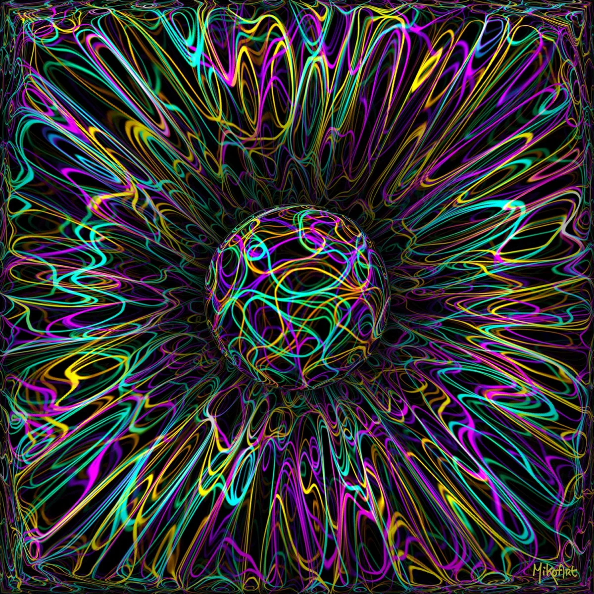Cosmic Network — Epoxy Liquid Gloss® | Serie 01