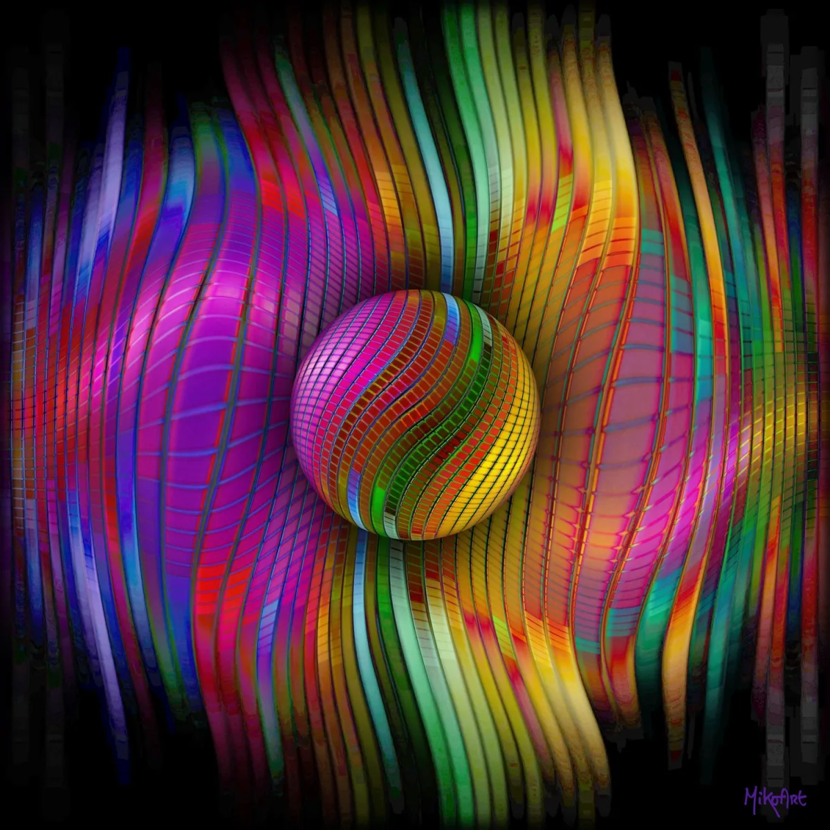 Rhythmic Expansion — Epoxy Liquid Gloss® | Serie 01