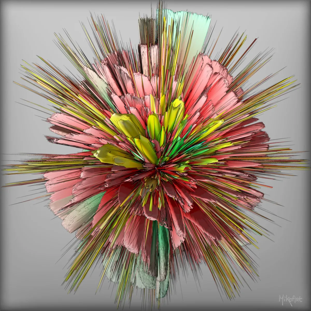 Energetic Bloom — Epoxy Liquid Gloss® | Serie 01