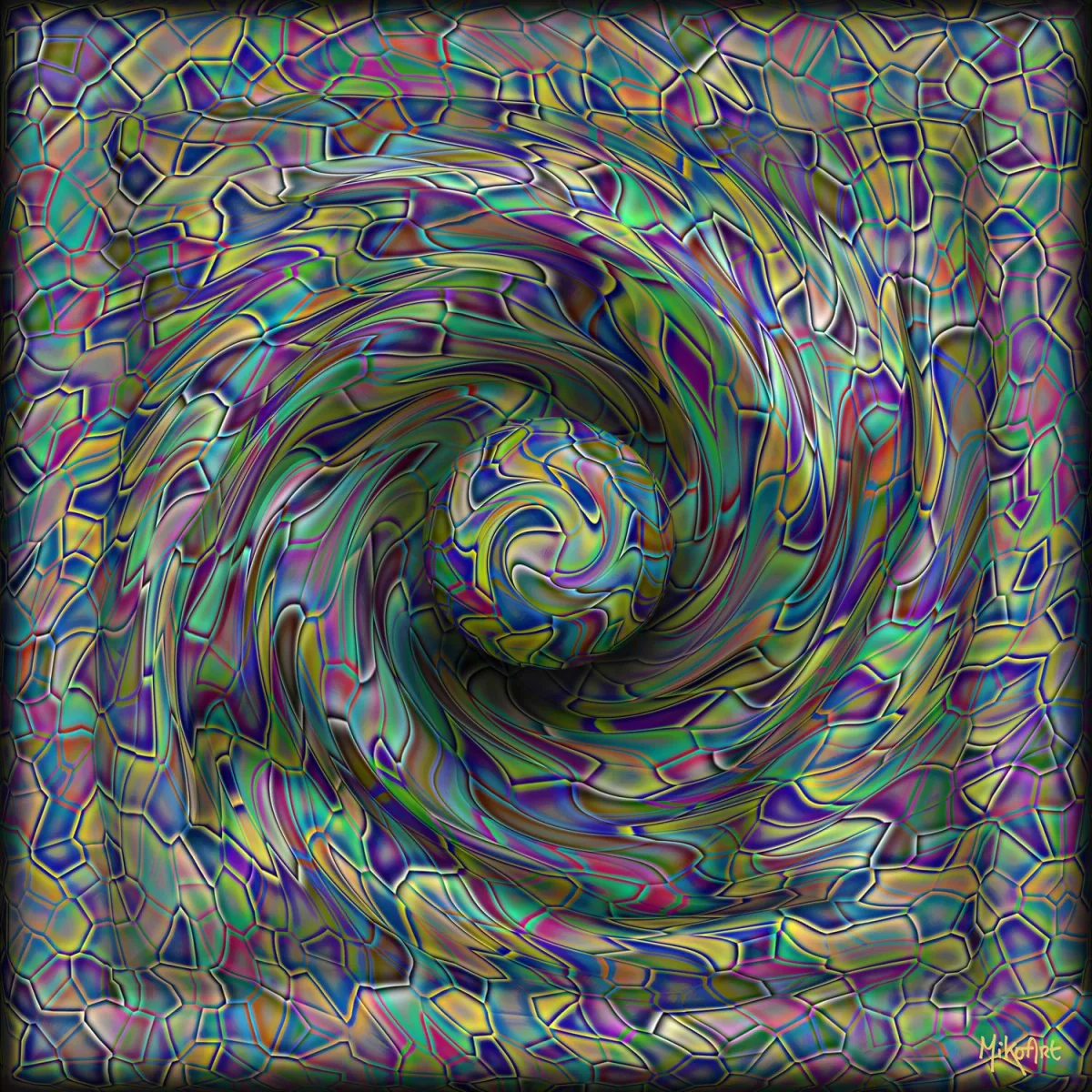 Stained Glass Motion — Epoxy Liquid Gloss® | Serie 01
