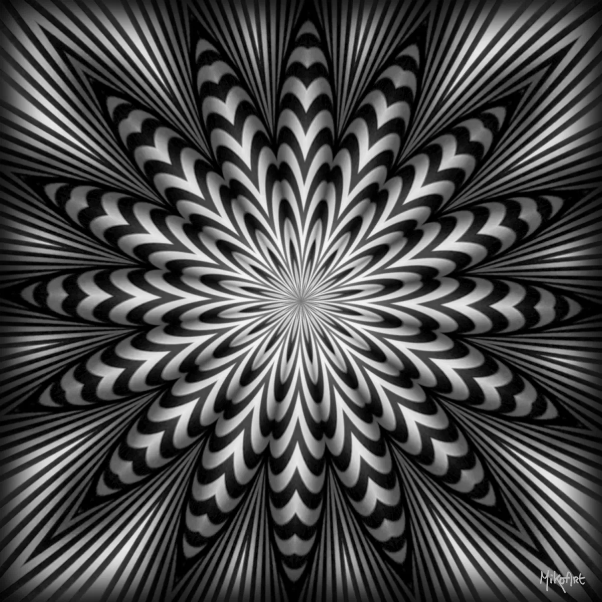Monochrome Star — Epoxy Liquid Gloss® | Serie 01