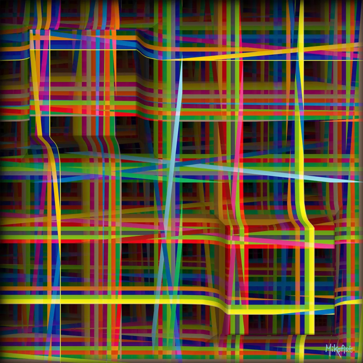Crossed Frequencies — Epoxy Liquid Gloss® | Serie 01