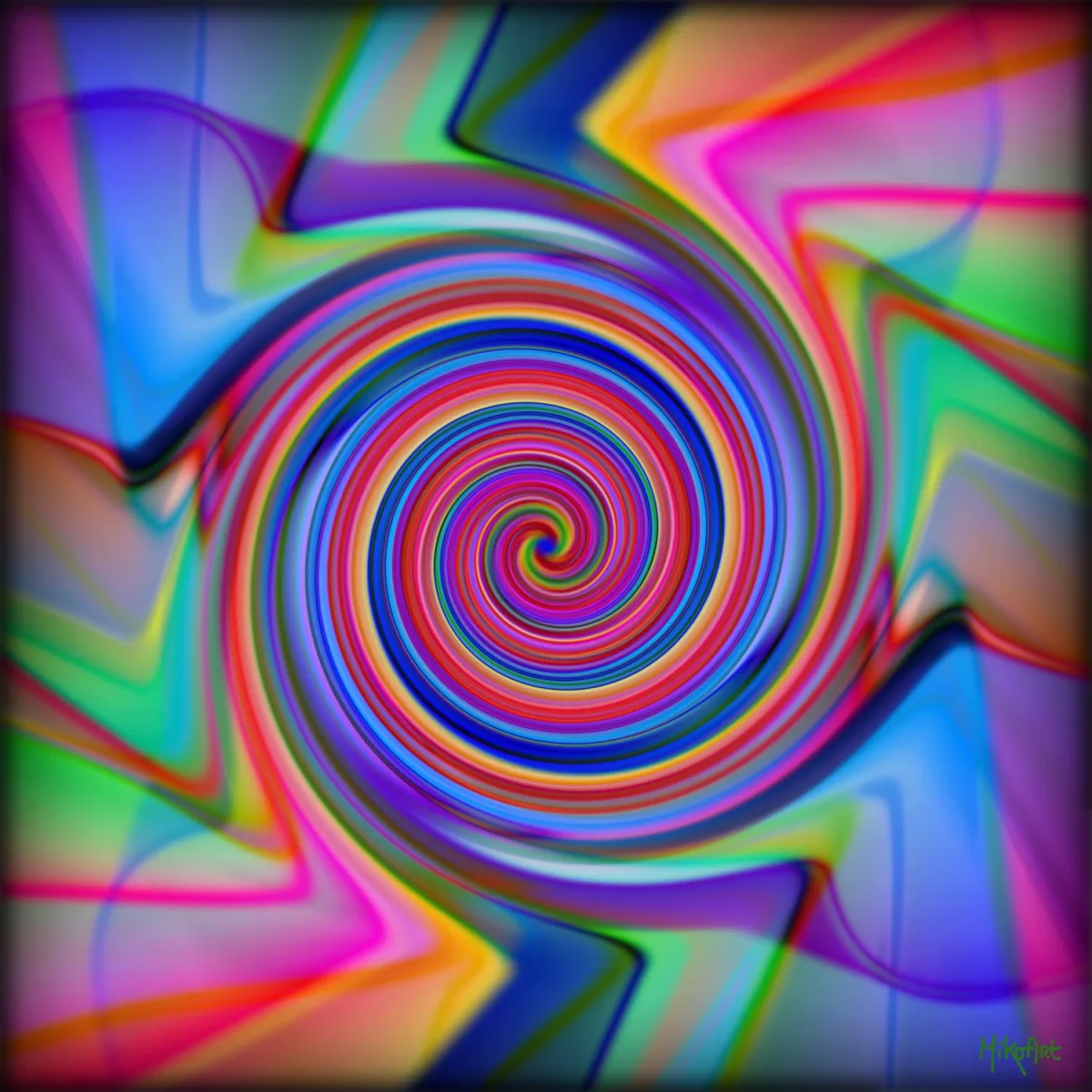 Vortex of Light — Epoxy Liquid Gloss® | Serie 01