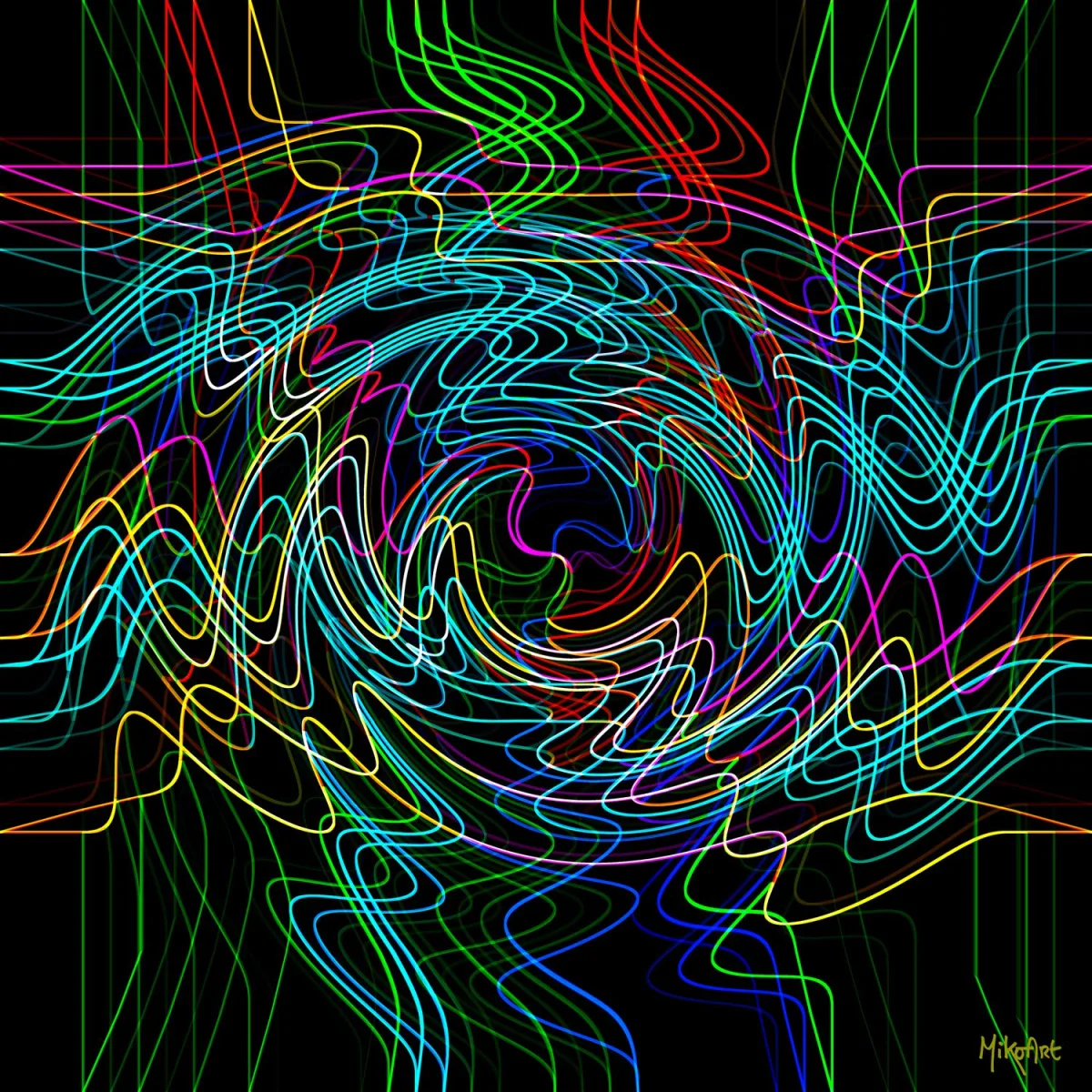 Neon Currents — Epoxy Liquid Gloss® | Serie 01