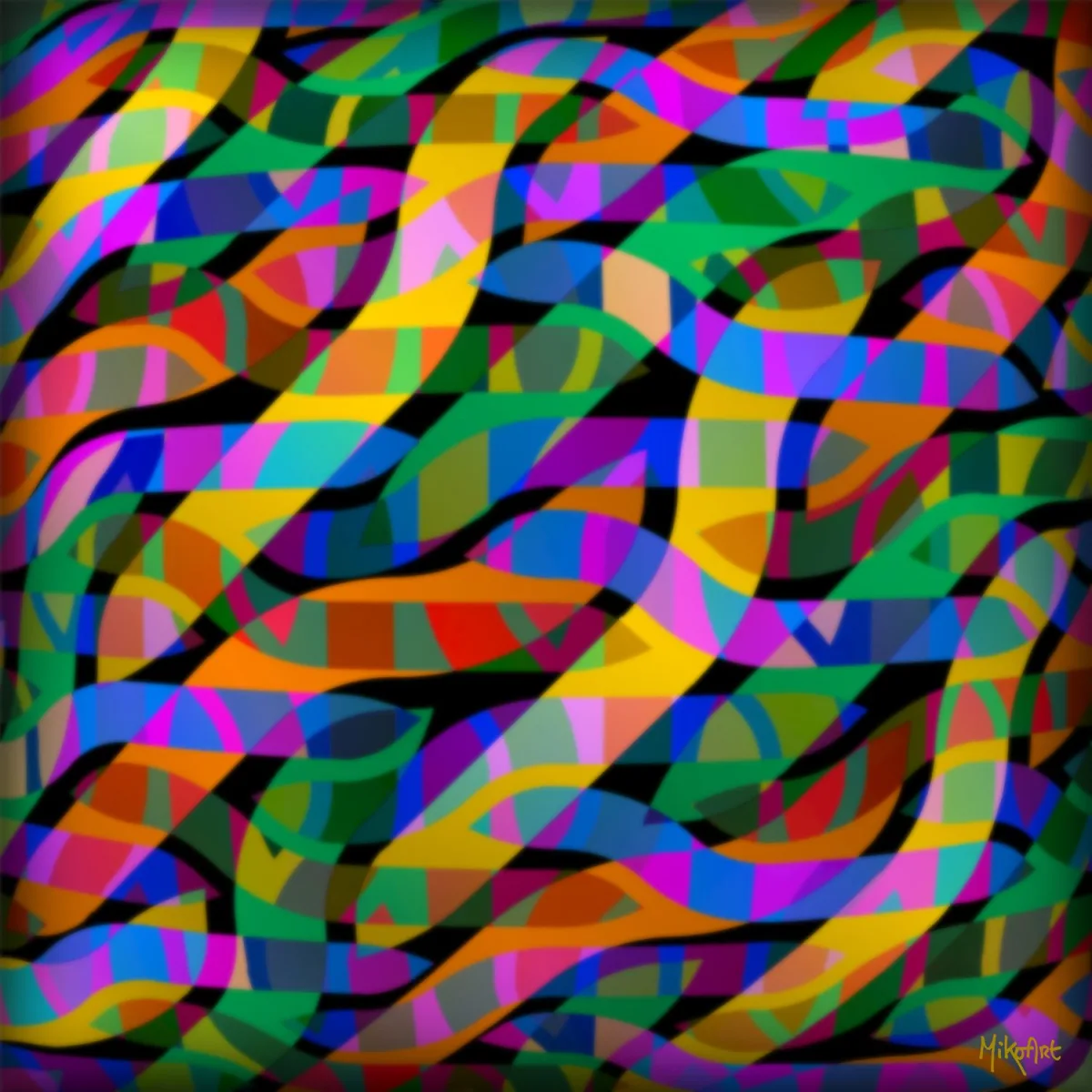 Flowing Frequencies — Epoxy Liquid Gloss® | Serie 01