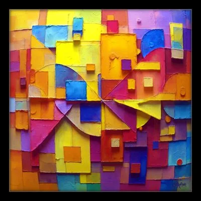 Between Order and Freedom — Giclée on Musea Canvas | Serie 01