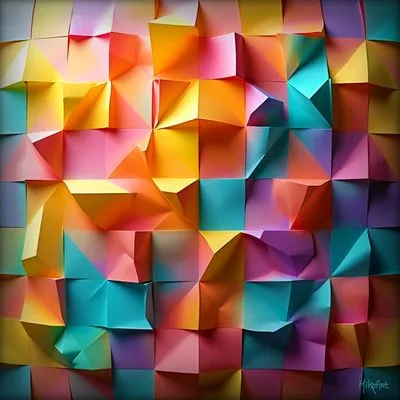 Origami Relief — Epoxy Liquid Gloss® | Serie 01