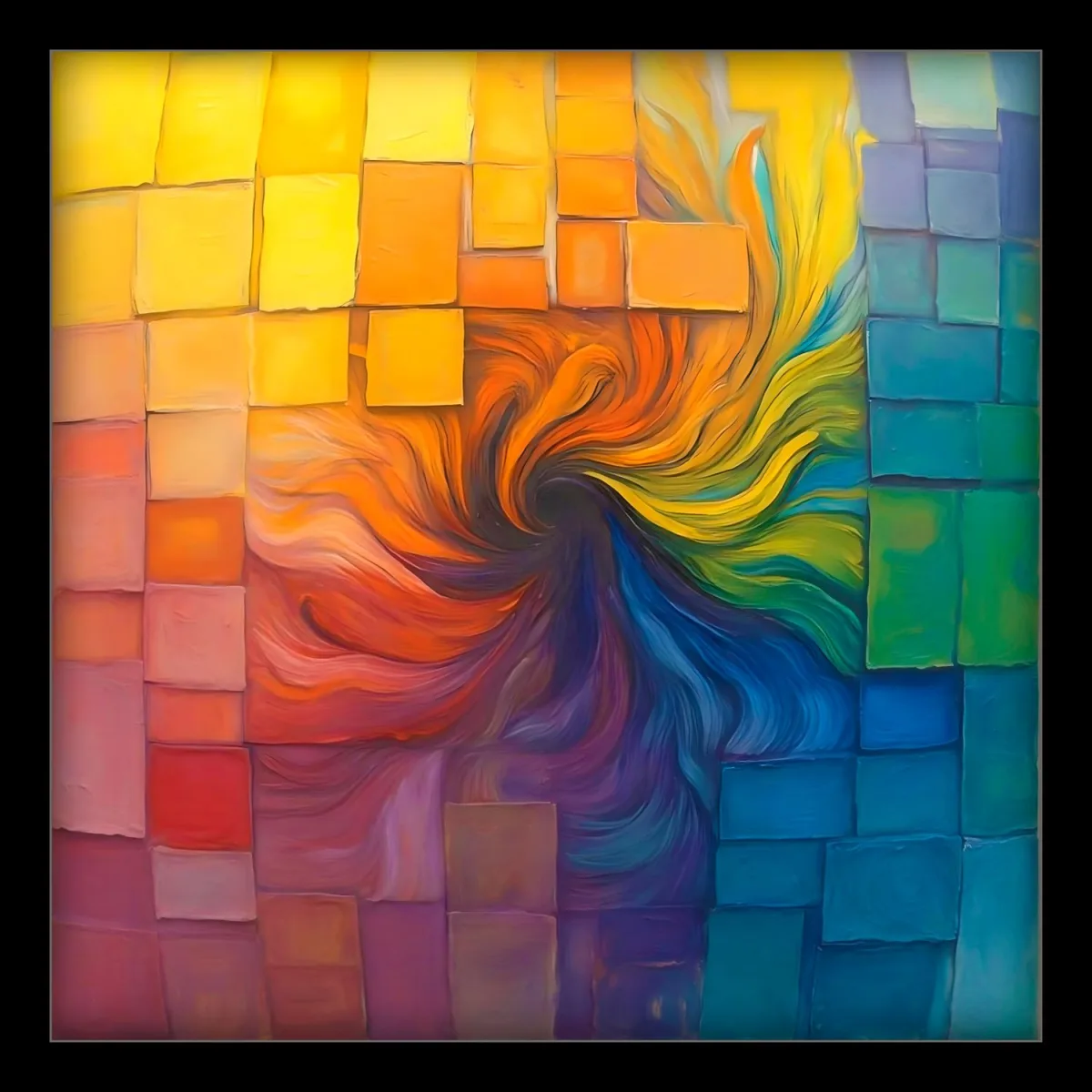 Rhythms in Colour — Giclée on Musea Canvas | Serie 01