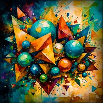 Werk uit de serie Epoxy Liquid Gloss® | Serie 03