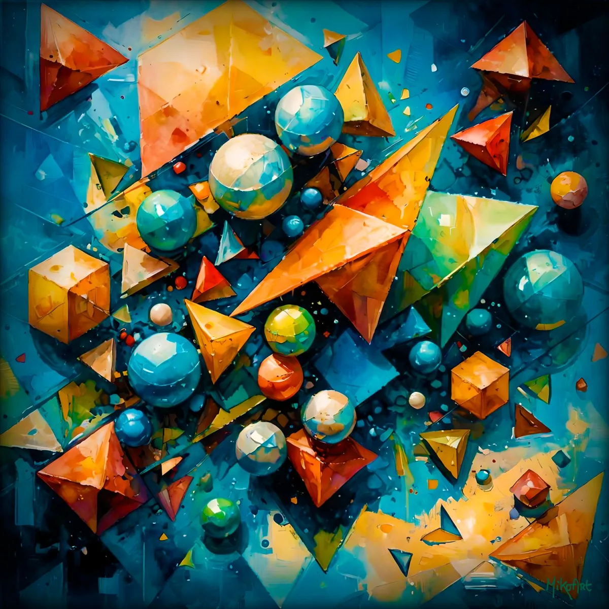 Faceted Momentum — Epoxy Liquid Gloss® | Serie 03
