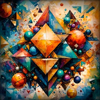 Geometric Resonance — Epoxy Liquid Gloss® | Serie 03