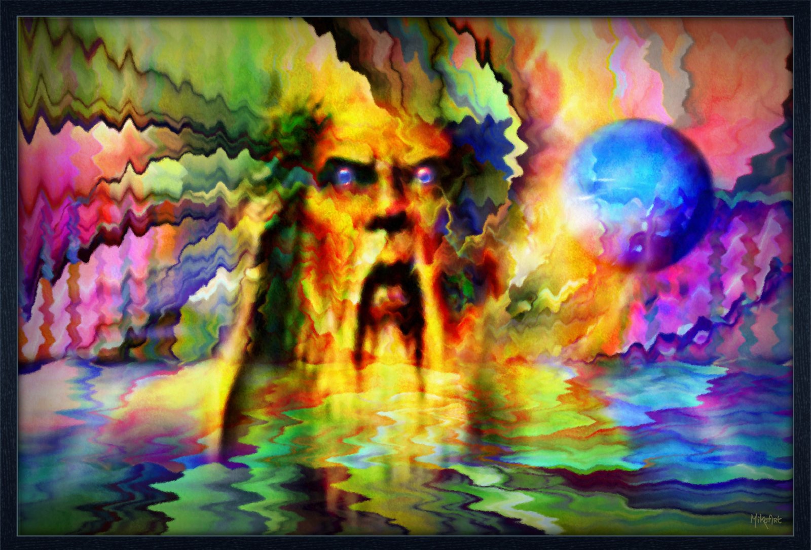 Spirit of the Elements – unique Certified Art Giclée™ artwork no. 0162 by MikoArt