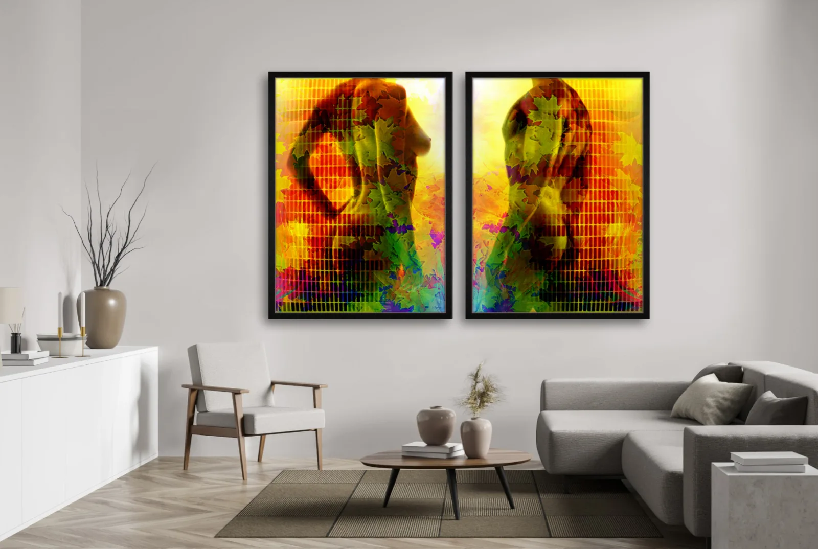 Autumn Muse II – unique Certified Art Giclée™ artwork no. 0039.02 by MikoArt — afbeelding 3