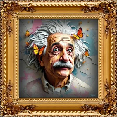 Albert Einstein — Epoxy Liquid Gloss® | Serie 07