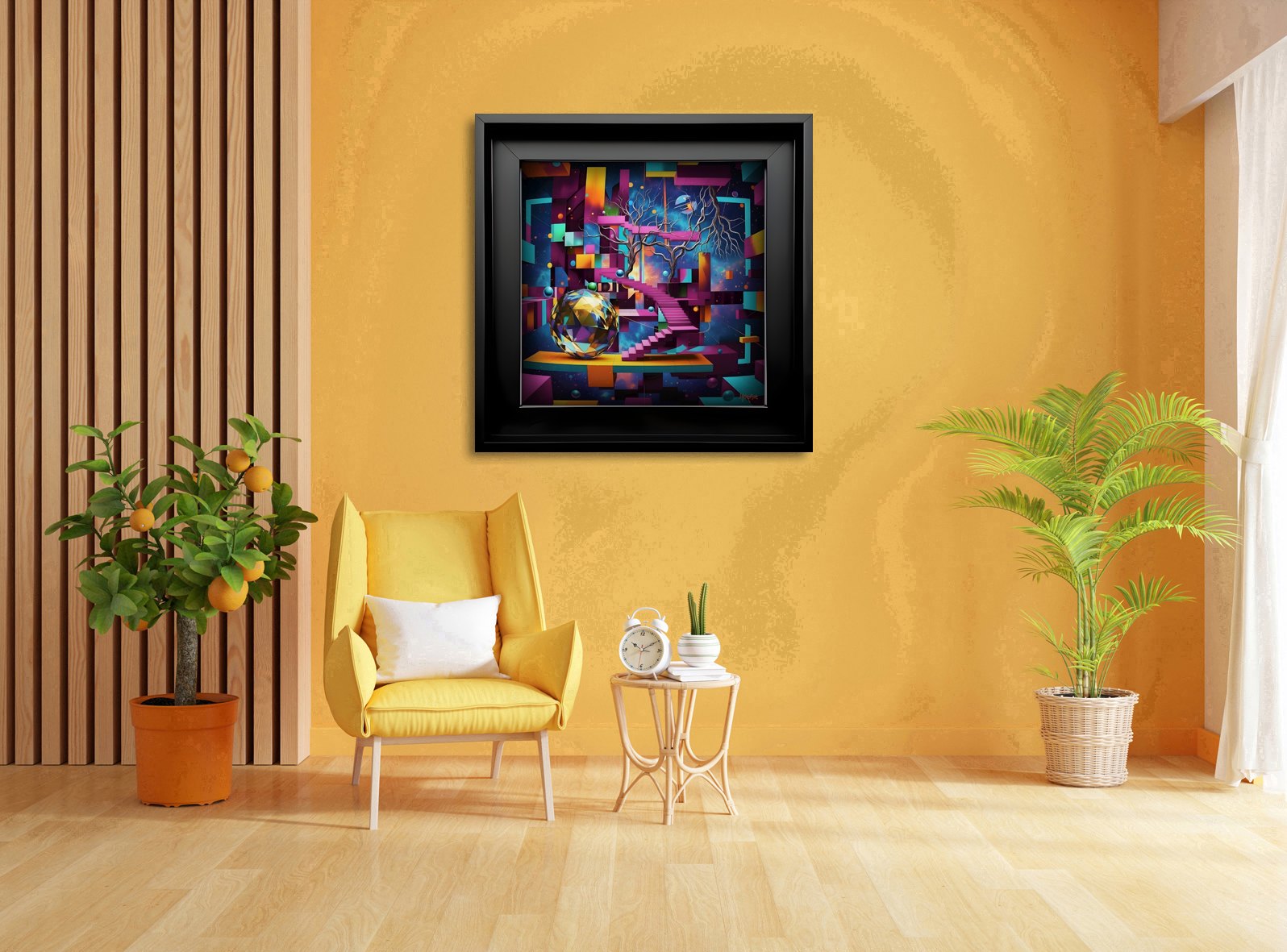 Ascending Light – unique Liquid Gloss® artwork no. 0201 by MikoArt — afbeelding 2