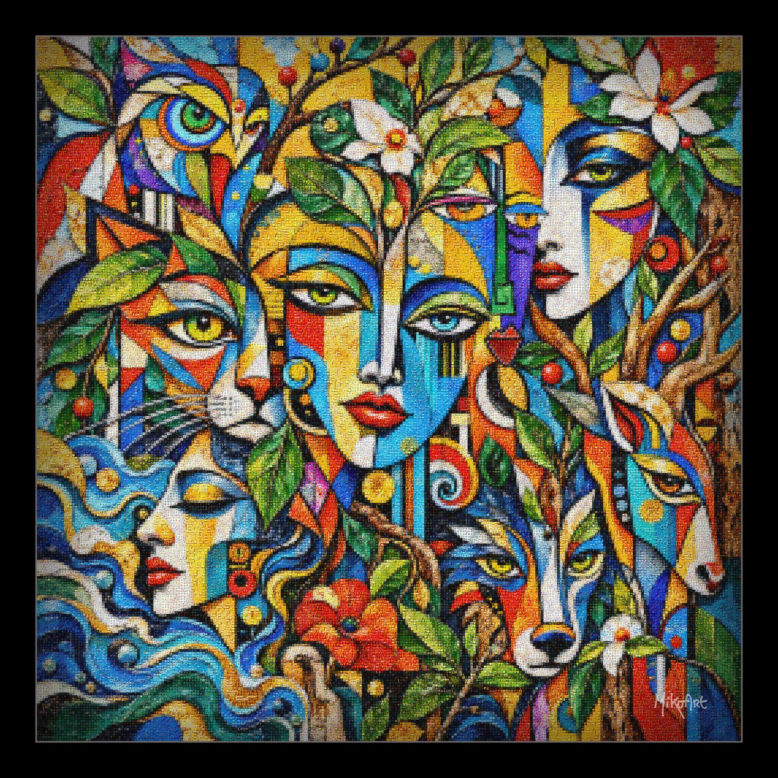 Symbiosis of Life 1 — kunstwerk 0376 van MikoArt