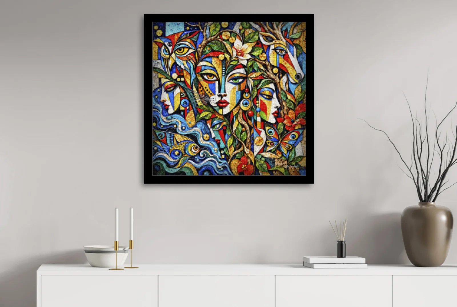 Symbiosis of Life 2 — Giclée on Musea Canvas | Serie 04 — afbeelding 2