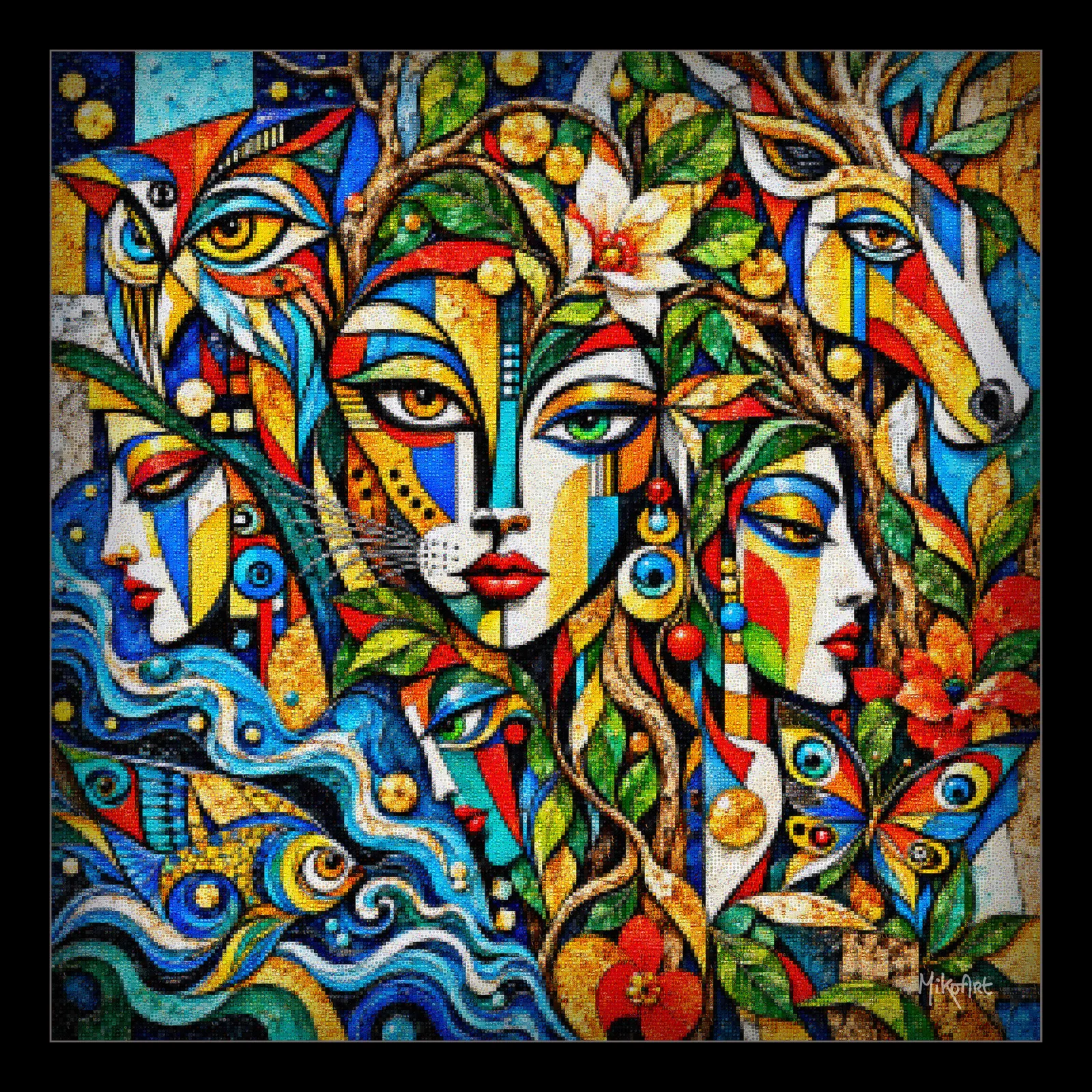 Symbiosis of Life 2 — Giclée on Musea Canvas | Serie 04