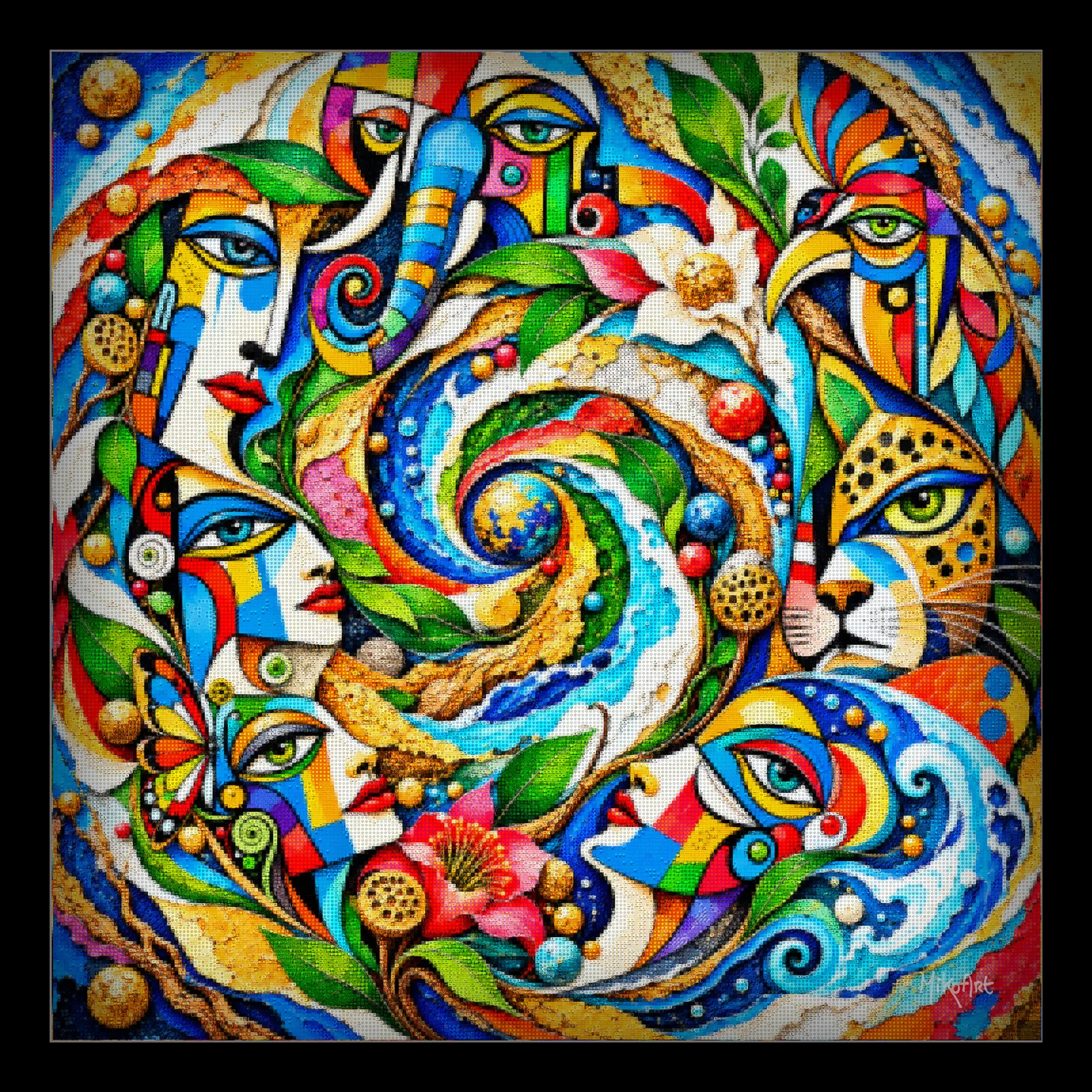 Symbiosis of Life 5 — Giclée on Museum Canvas | Series 04